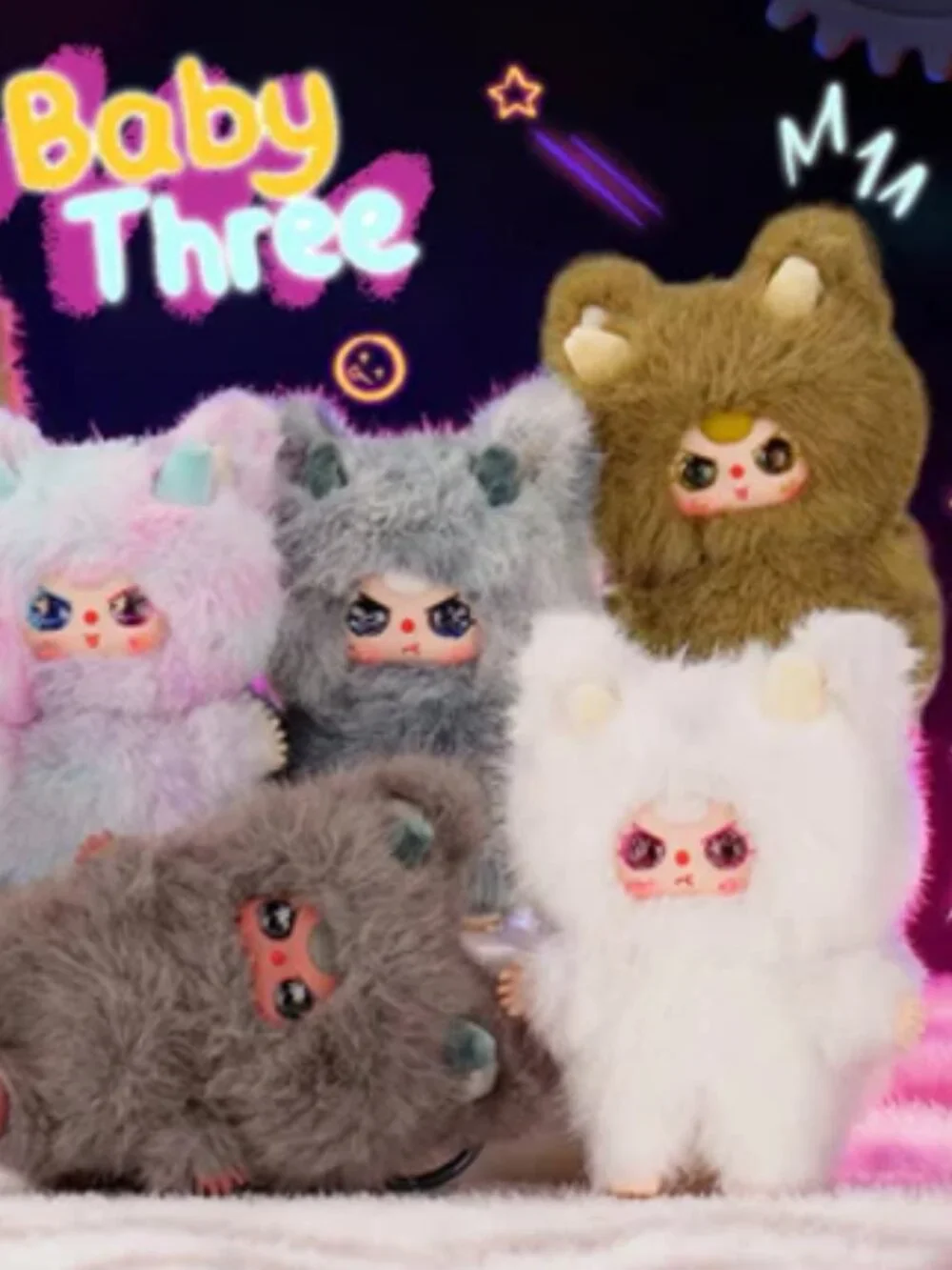 IT'S SO FLUFFY! Baby Three WaLongLong Twinkie Plush - Picture 4 of 14